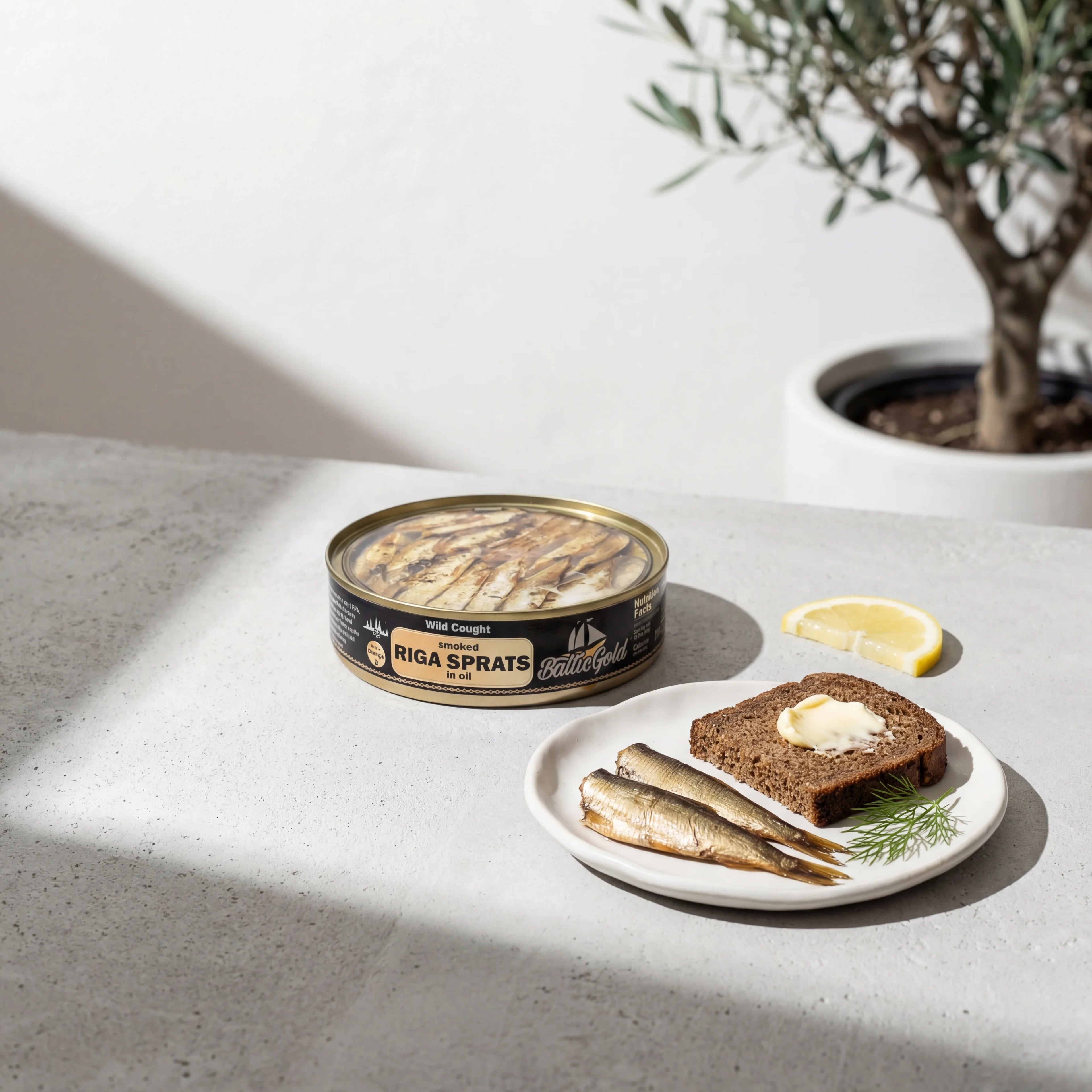 Smoked Baltic Sprats in Oil
