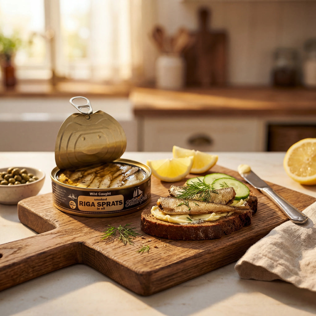 Smoked Baltic Sprats in Oil