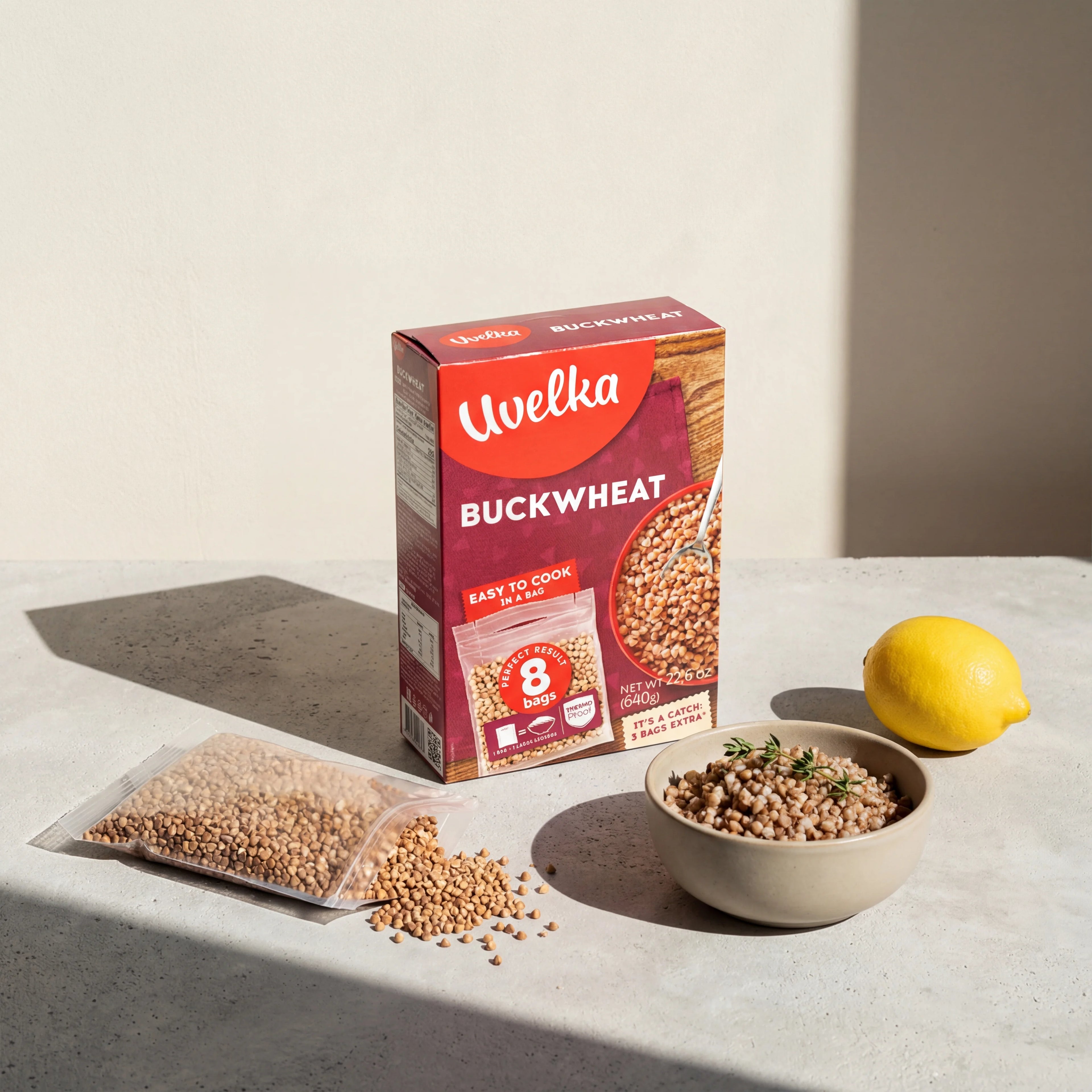 Quick-Cook Buckwheat Groats — Portioned Bags