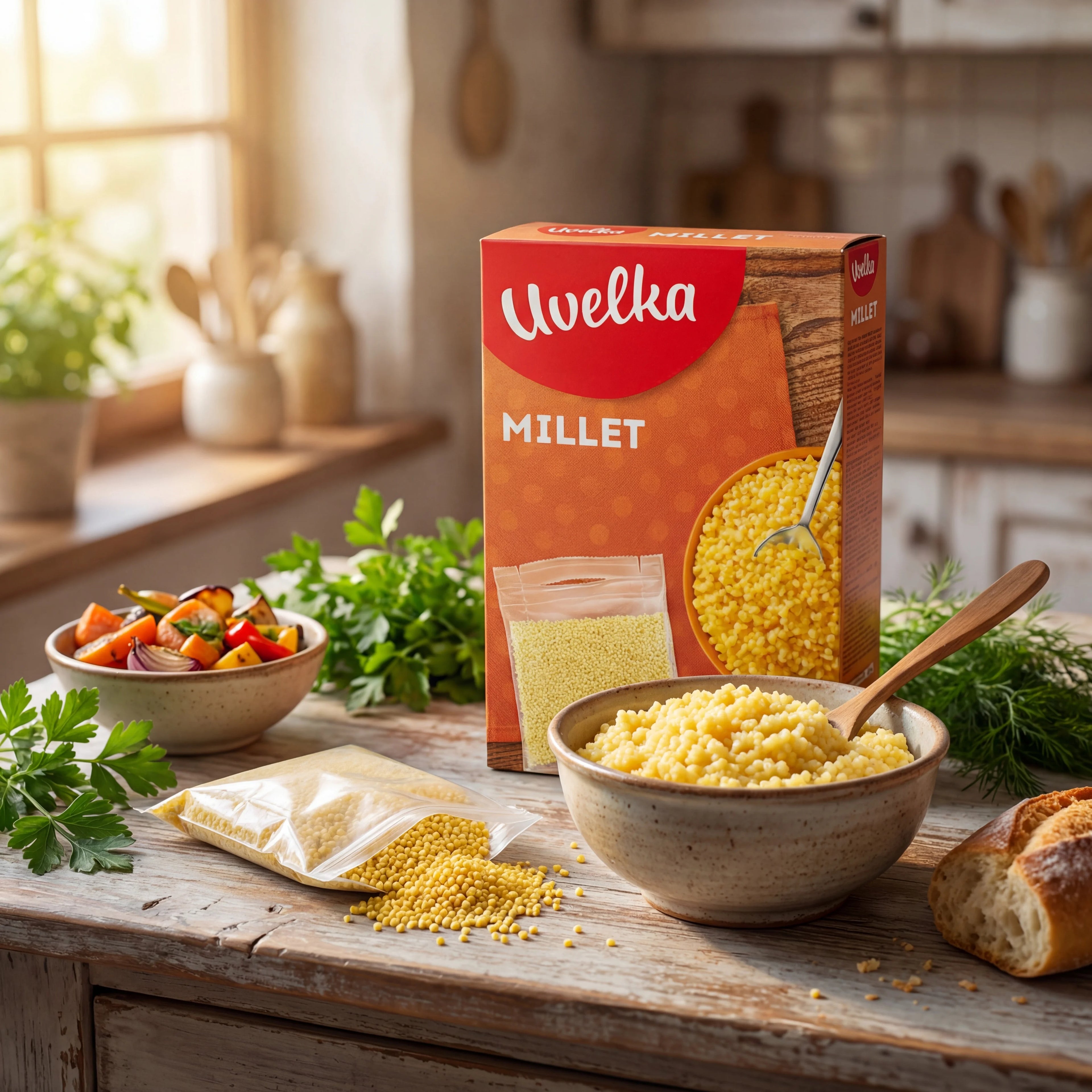 Whole Millet Groats (Ancient Grain, Gluten-Free)