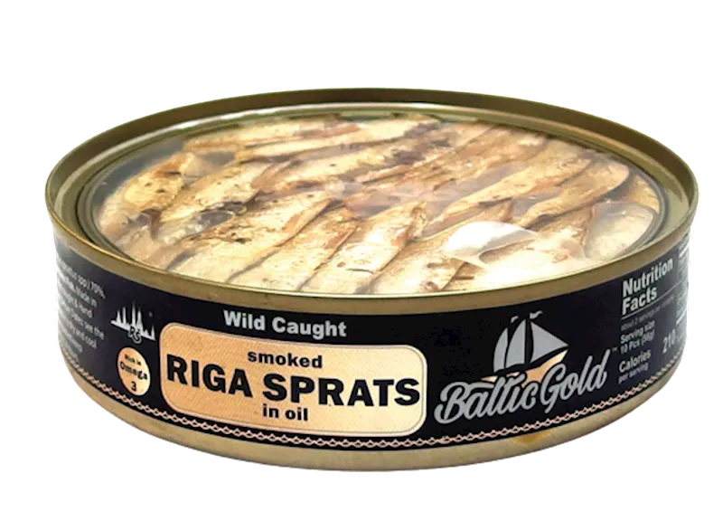 Smoked Baltic Sprats in Oil