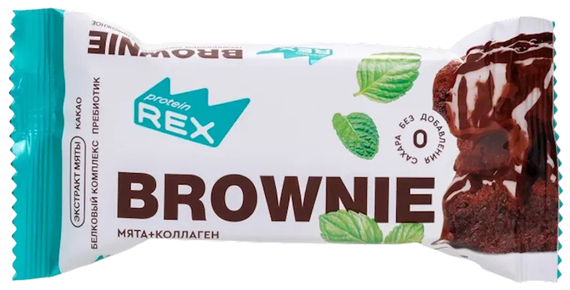 Collagen Protein Brownie — Mint Chocolate (Sugar-Free)